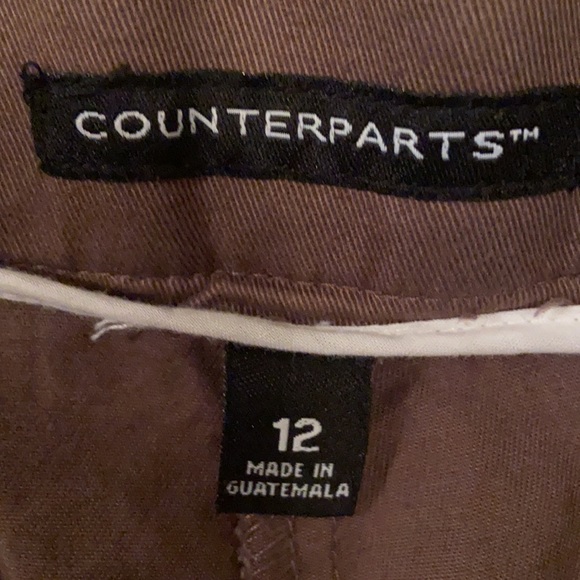 Women’s Brown Counterparts Capris size 12 - Picture 3 of 4